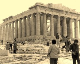 1976-08 Greece (35) 1976 - The Parthenon
