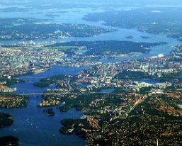 2013-07 Stockholm City Scenes (01)-vp 2013 - View of Stockholm from the air