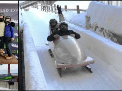 Bobsled collage