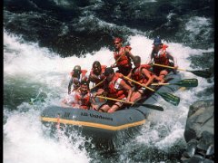1995 Whitewater rafting 1995 South Fork, American RIver