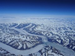 P1080005 2022 - I don't know what these Greenland Glaciers are called, but it was easy to spot them on the map.
