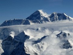 P1020179 AN 2013 - Mt Everest, Nepal, taken from a prop plane whose maximum altitude in 20,000ft. The best photo I've ever taken