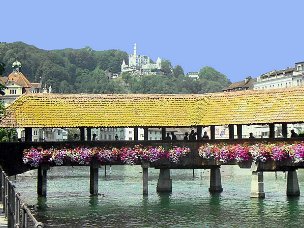 Scenes Hero Image: Chapel Bridge, Lucerne, Switzerland